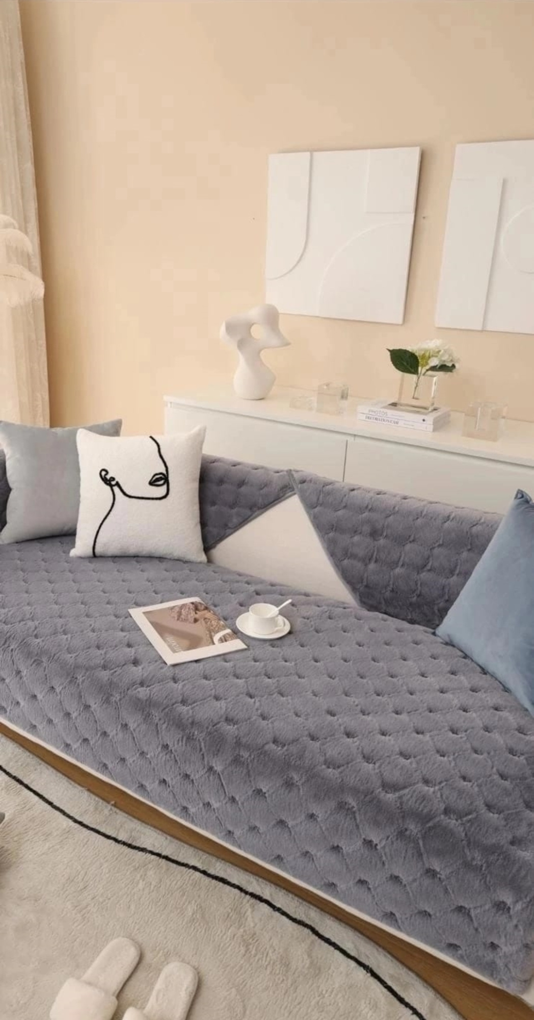 Комплект на диван -2шт+-1шт кролик СД