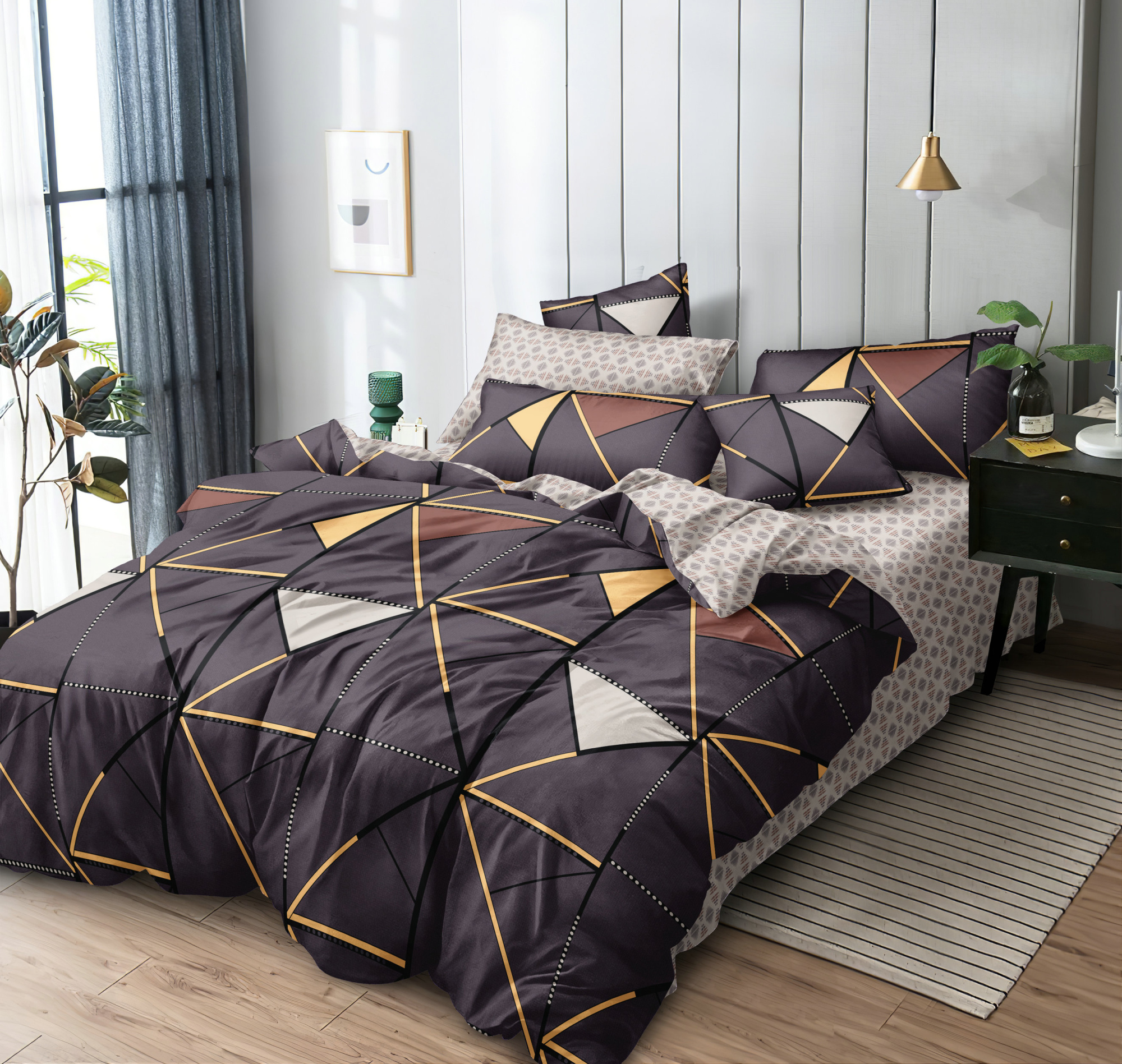 КПБ  поплин Оливковая коллекция Реноме<УУ 8055> 