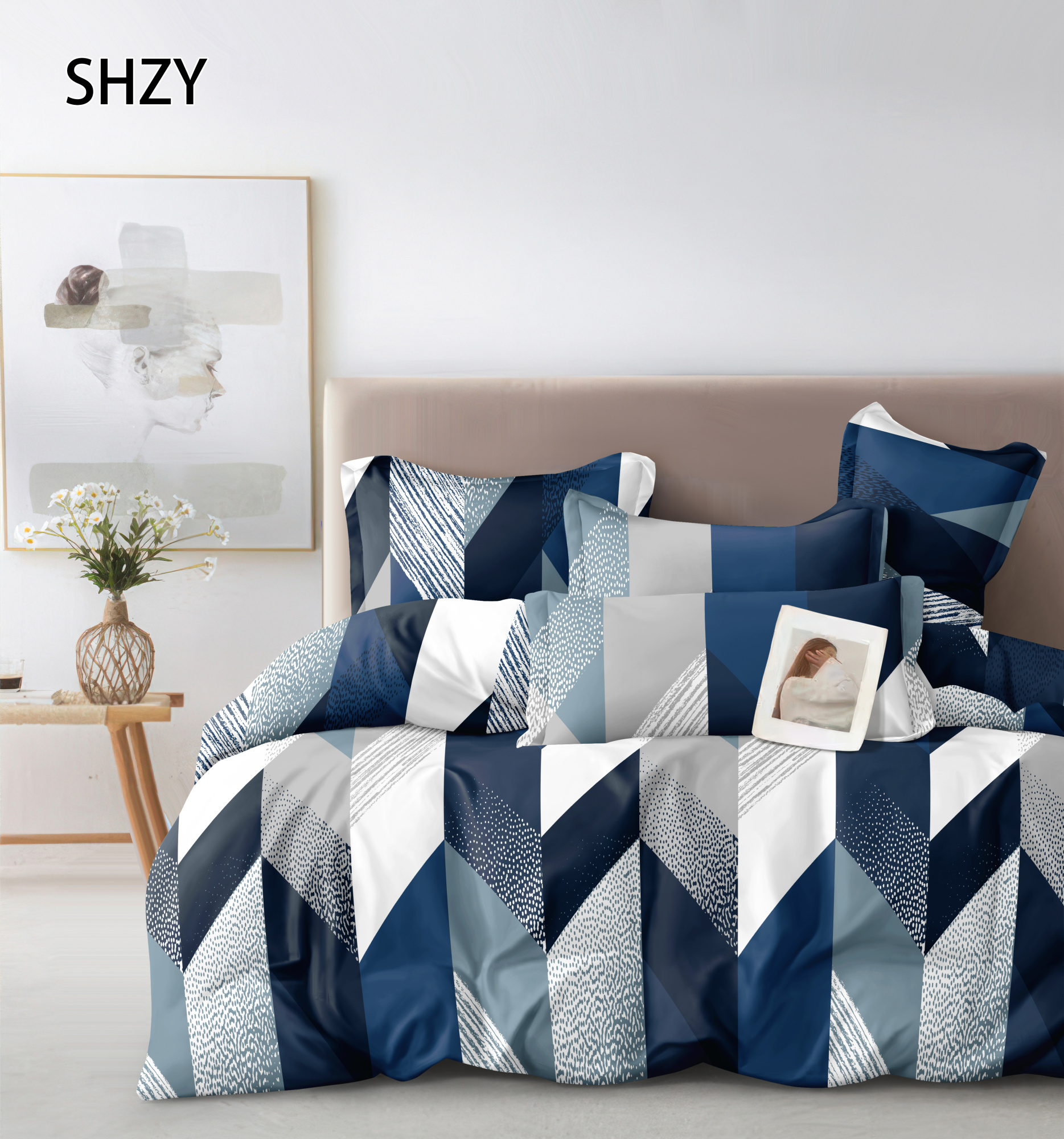 КПБ  поплин наволочки 50*70-2шт Оливковая коллекция Реноме<УУ 8052> 