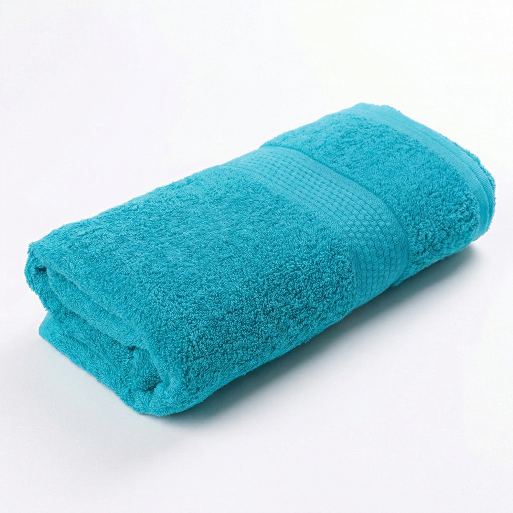 Полотенце махровое Соты 400гр/м2, 504 сине-зеленый