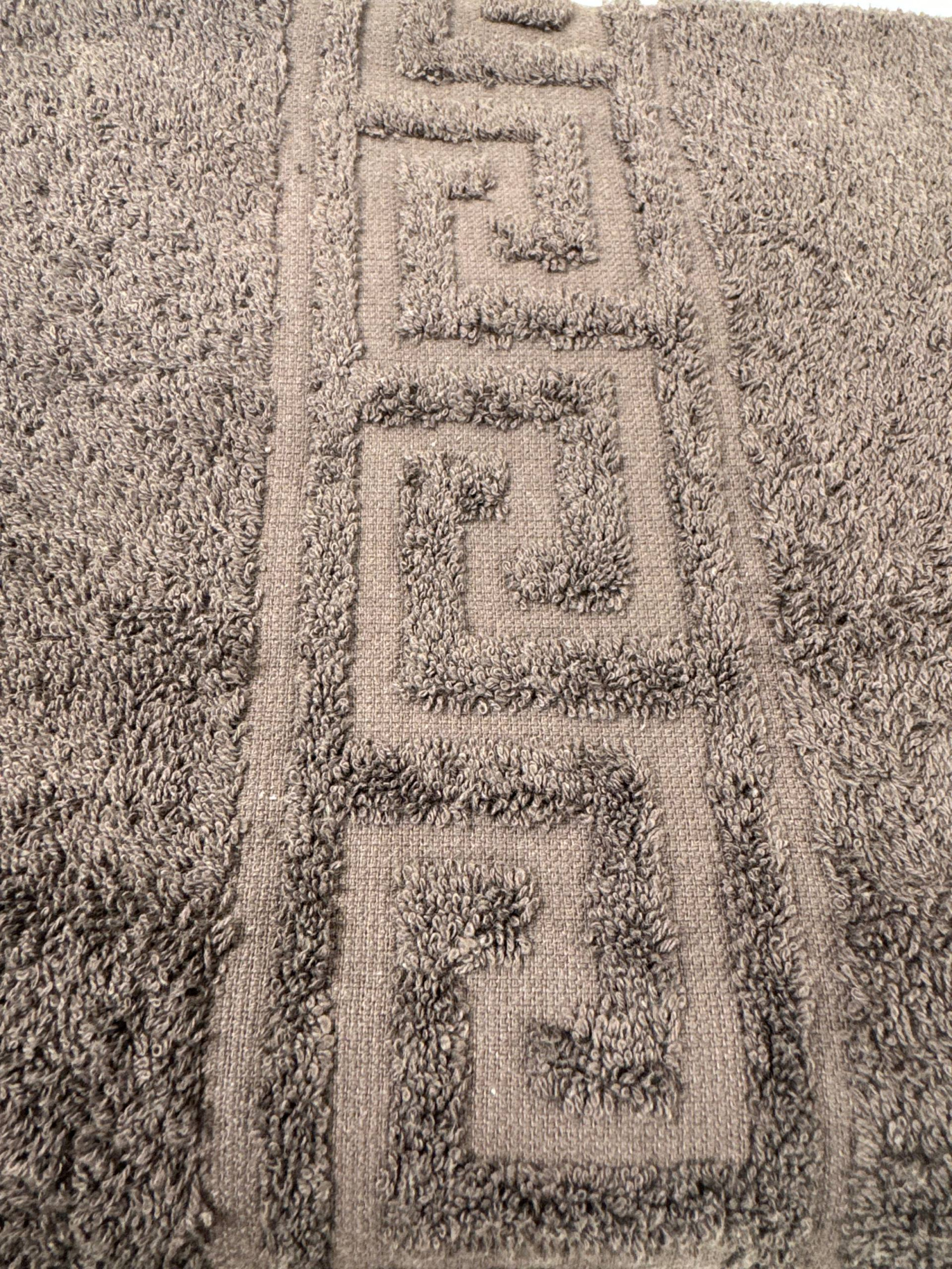 Полотенце махровое КВ Узбекистан, коричневый